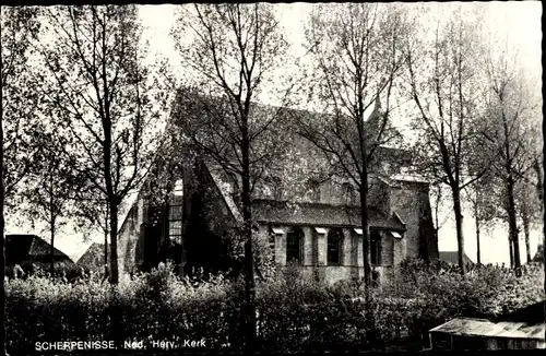 Ak Scherpenisse Zeeland, Ned. Herv. Kerk