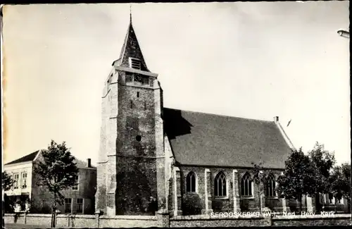 Ak Serooskerke Walcheren Zeeland Niederlande, Ned. Herv. Kerk