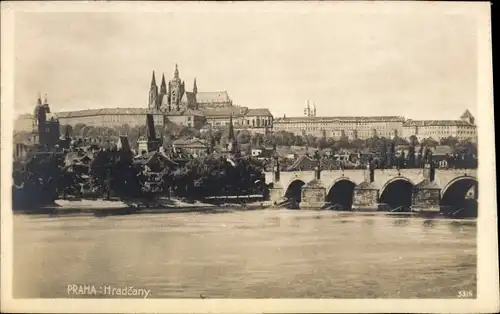 Ak Praha Prag Tschechien, Hradcany