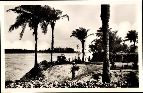 Ak Cotonou Benin, La Lagune, Village de Pecheurs