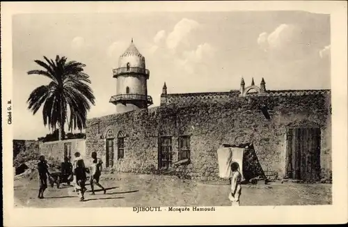 Ak Djibouti Dschibuti, Mosquée Hamoudi, Moschee, Minarett
