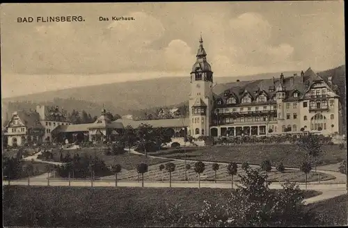 Ak Świeradów Zdrój Bad Flinsberg Schlesien, Kurhaus