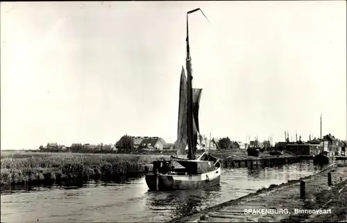 Ak Spakenburg Utrecht Niederlande, Binnenvaart