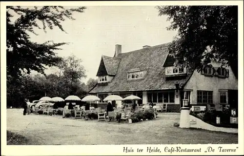 Ak Huis ter Heide Utrecht Niederlande, Cafe-Restaurant De Taverne