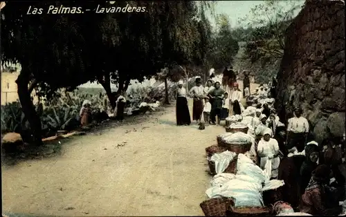 Ak Las Palmas de Gran Canaria Kanarische Inseln, Lavanderas