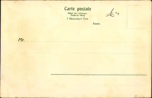 Ak Aden Jemen, Hauptstraße