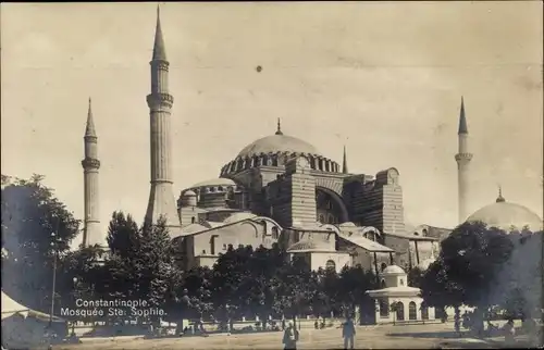 Ak Konstantinopel Istanbul Türkei, Mosquée Ste. Sophie