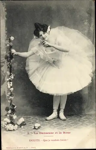 Ak La Danseuse et la Rose, Ensuite, Balletttänzerin