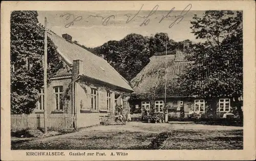 Ak Kirchwalsede in Niedersachsen, Gasthof zur Post