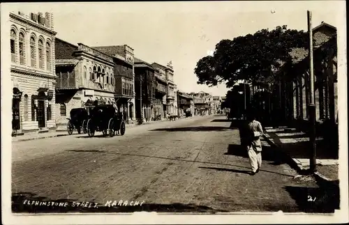 Foto Ak Karatschi Karachi Pakistan, Elfhinstone Street