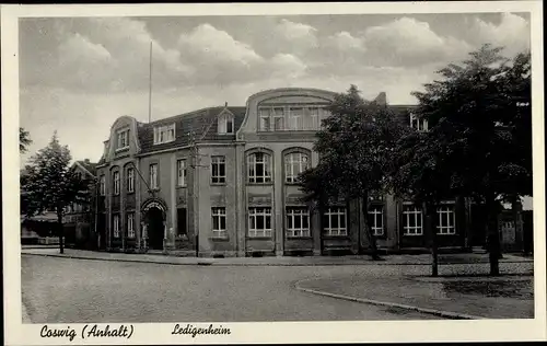 Ak Coswig in Anhalt, Ledigenheim