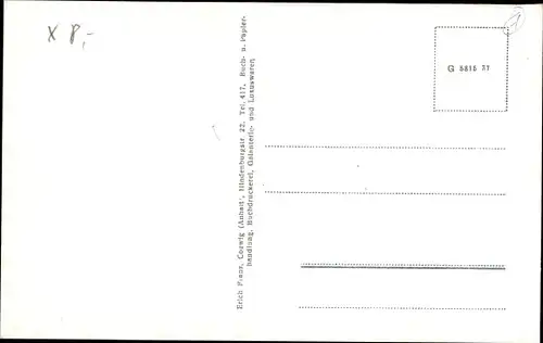 Ak Coswig in Anhalt, Ledigenheim