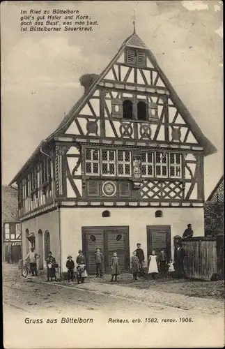 Ak Büttelborn in Hessen, Rathaus