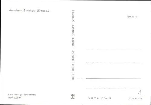 Ak Annaberg Buchholz im Erzgebirge, Ortsansicht, Kirche