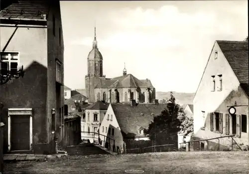 Ak Annaberg Buchholz im Erzgebirge, Blick von der Turnergasse, Kirche