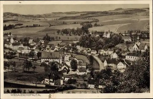 Ak Wiesa Thermalbad Wiesenbad Erzgebirge, Gesamtansicht