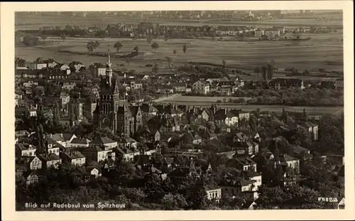 Ak Radebeul in Sachsen, Blick vom Spitzhaus