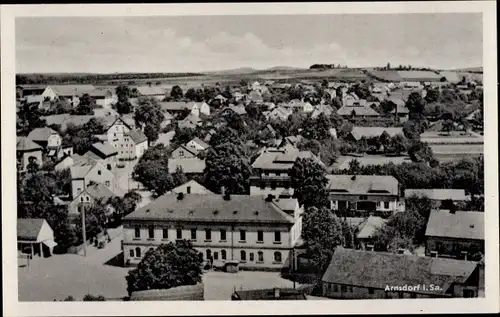 Ak Arnsdorf in Sachsen, Ortsansicht