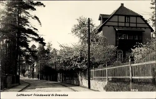 Ak Friedewald Moritzburg in Sachsen, Ortspartie