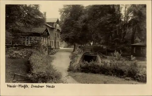 Ak Dresden Langebrück, Haide-Mühle, Dredner Heide