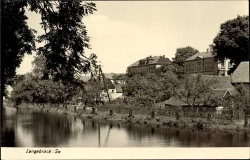 Ak Dresden Langebrück Sachsen, Teilansicht