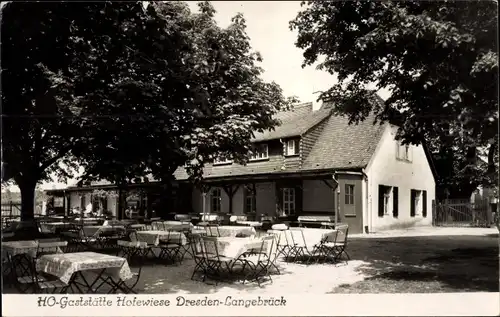 Ak Dresden Langebrück, HO Gastwirtschaft Hofewiese