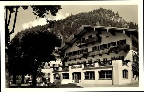 Ak Reit im Winkl Oberbayern, Gasthof Pension Post