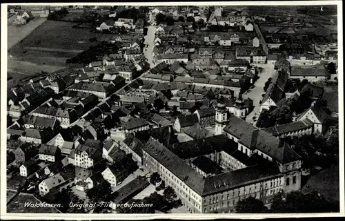 Ak Waldsassen in der Oberpfalz, Fliegeraufnahme