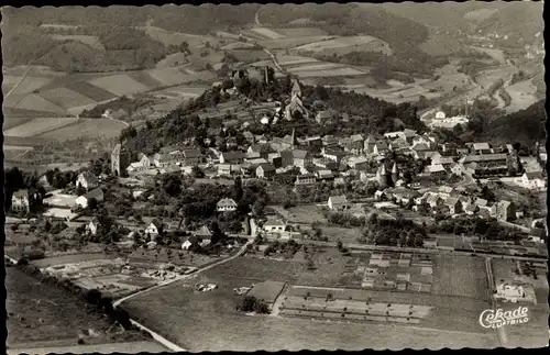 Ak Nideggen in der Eifel, Fliegeraufnahme