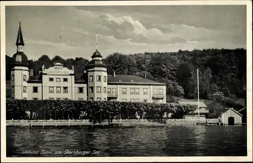 Ak Leoni Berg am Starnberger See Oberbayern, Rechthalers Seehotel