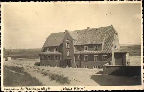 Foto Ak Rantum auf Sylt, Seeheim, Haus Köln