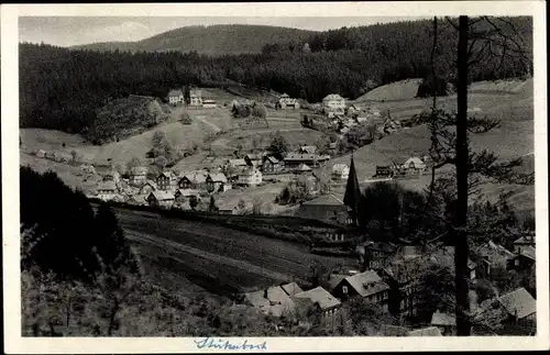 Ak Stützerbach Ilmenau Thüringer Wald, Panorama vom Ort