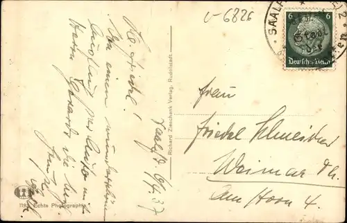 Ak Sitzendorf in Thüringen, Talblick