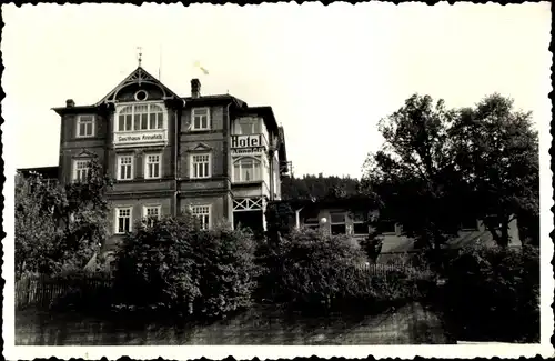 Ak Sitzendorf in Thüringen, Hotel Annafels