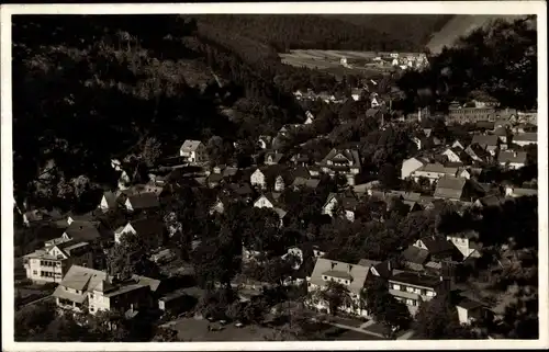 Ak Sitzendorf in Thüringen, Fliegeraufnahme