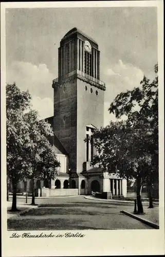 Ak Görlitz in der Lausitz, Kreuzkirche