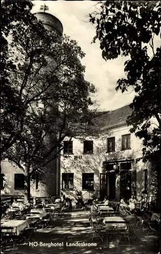 Ak Görlitz in der Lausitz, HO-Berghotel Landeskrone