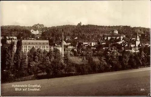 Ak Hohenstein Ernstthal in Sachsen, Blick auf Ernsttahl
