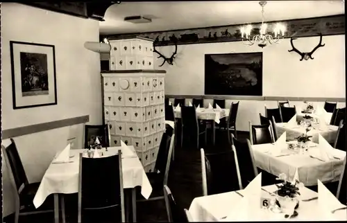 Ak Moritzburg in Sachsen, HO-Gaststätte und Hotel Waldschänke, Churfürstenzimmer