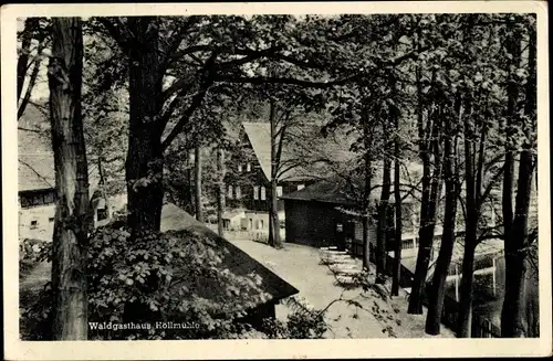Ak Penig in Sachsen, Waldgasthaus Höllmühle