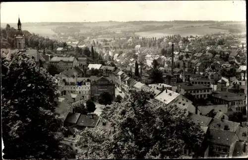 Ak Lichtenstein in Sachsen, Blick vom Schlossturm nach Südost