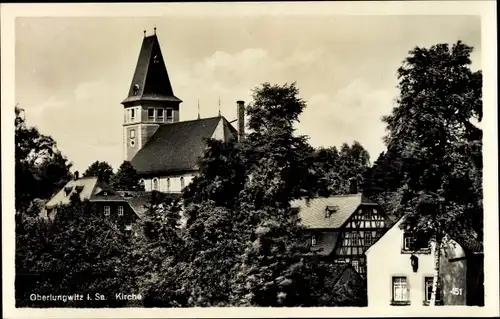 Ak Oberlungwitz in Sachsen, Kirche