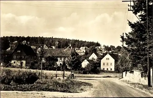 Ak Hartha Hintergersdorf Tharandt im Erzgebirge, Ortspartie