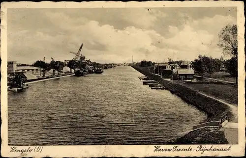 Ak Hengelo Overijssel Niederlande, Haven Twente-Rijnkanaal