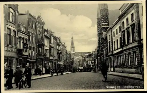 Ak Nijmegen Gelderland, Molenstraat