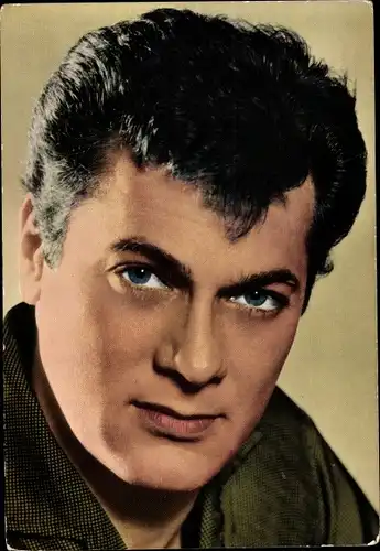 Ak Sänger und Schauspieler Tony Curtis, Portrait
