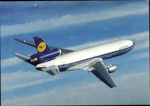 Ak Lufthansa Douglas DC 10, D ADCO, Passagierflugzeug
