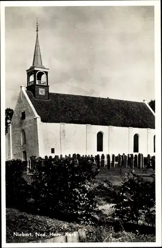 Ak Niebert Groningen Niederlande, Ned. Herv. Kerk