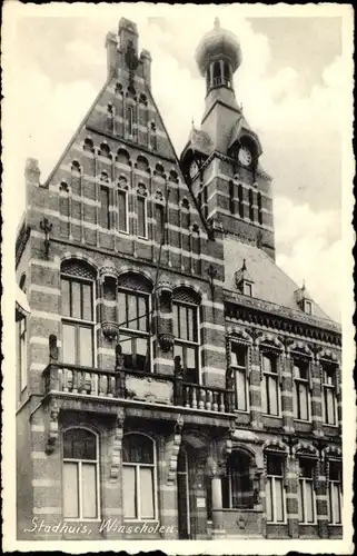 Ak Winschoten Groningen Niederlande, Stadhuis