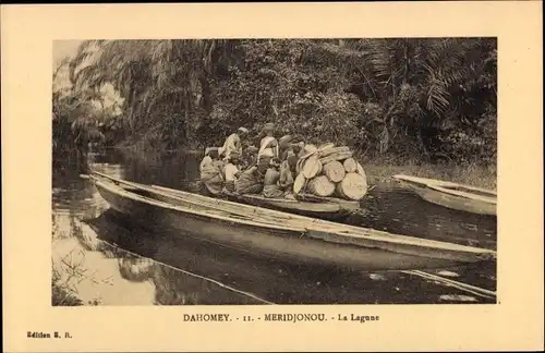 Ak Dahomey Benin, Meridjonou, La Lagune, Transportboot